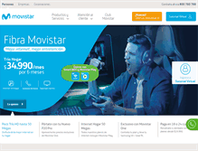 Tablet Screenshot of movistar.cl