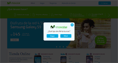Desktop Screenshot of movistar.com.pe