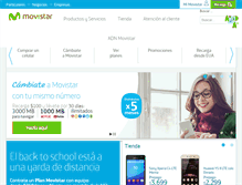 Tablet Screenshot of movistar.com.mx